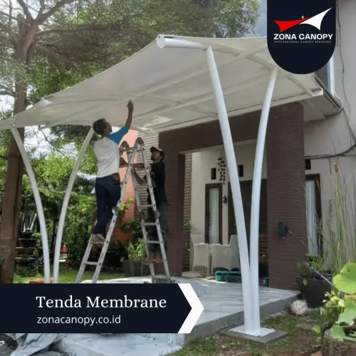 Canoppy Membrane Teras Rumah grogol